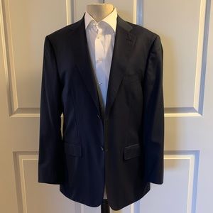 Isaia Mens Jacket- Navy